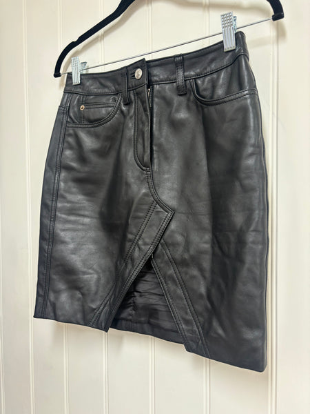 Zadig & Voltaire Leather Skirt 8