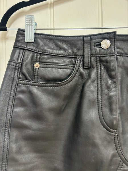 Zadig & Voltaire Leather Skirt 8