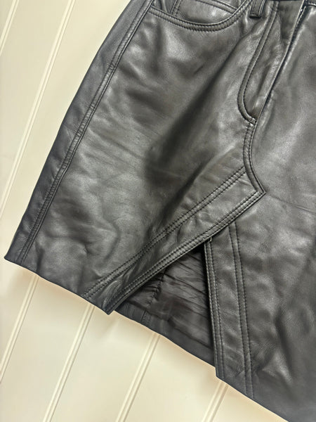 Zadig & Voltaire Leather Skirt 8